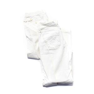 Dry Aged Denim Vince Womens Mid Rise Flared Jeans White Size 30 6 Lot 2